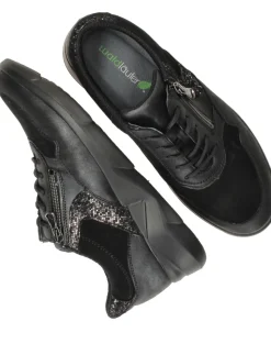 Waldlaufer Funky Sneakers Zwart Dames