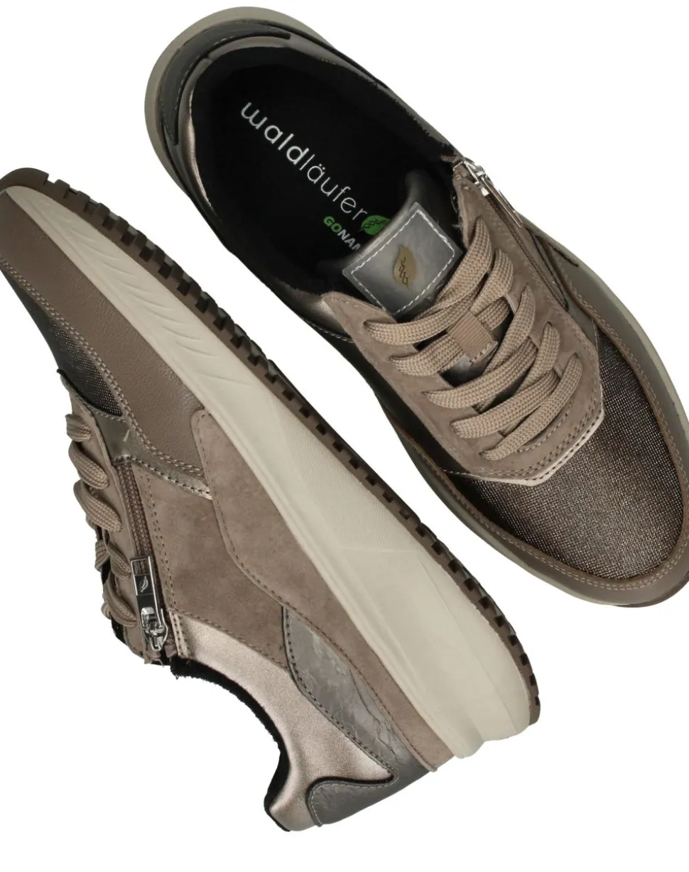 Waldlaufer Mara Sneakers Taupe Dames
