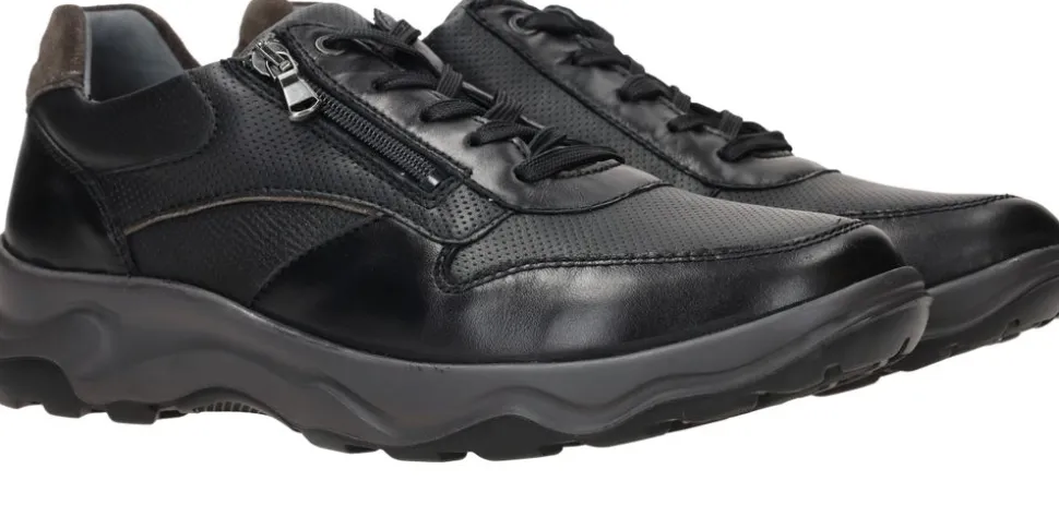 Waldlaufer Max Sneakers Zwart Heren