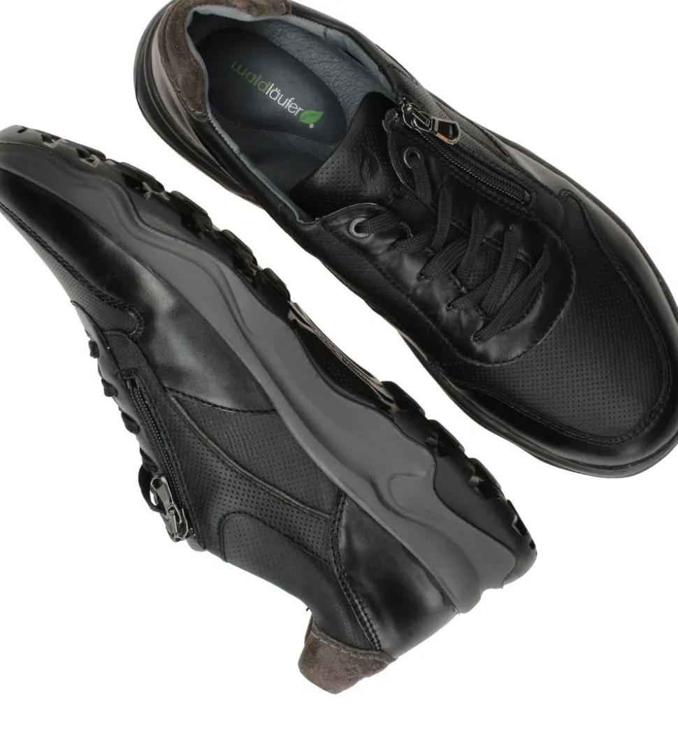 Waldlaufer Max Sneakers Zwart Heren