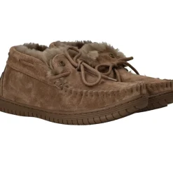 Warmbat Bunya Pantoffels Bruin Dames