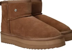Warmbat Wallaby Plateau Boots Cognac Dames