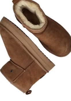 Warmbat Wallaby Plateau Boots Cognac Dames