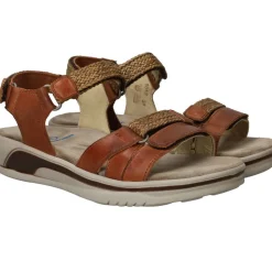 Wolky Acula Softy Wax Sandalen Bruin Dames