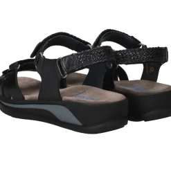 Wolky Acula Softy Wax Sandalen Zwart Dames