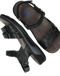 Wolky Acula Softy Wax Sandalen Zwart Dames