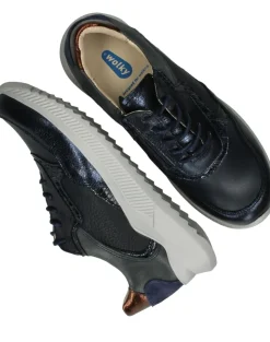 Wolky E-Way S2F Sneakers Blauw Dames