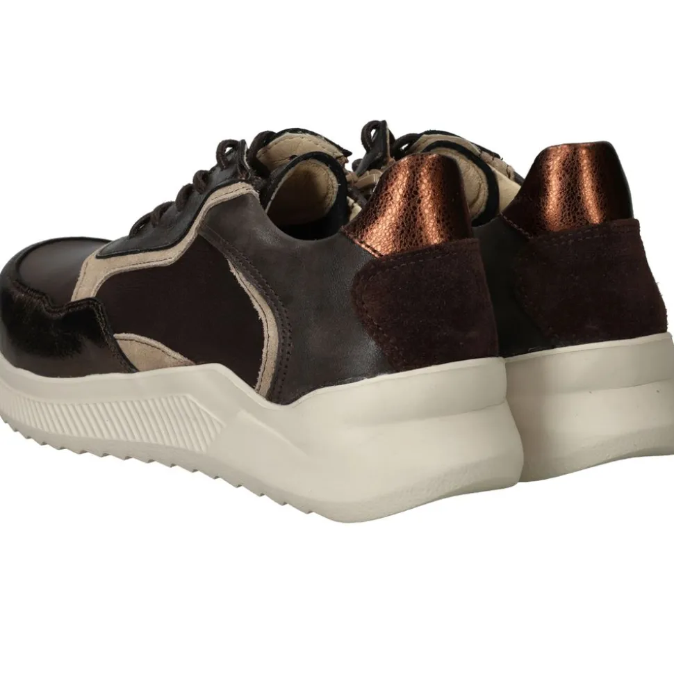 Wolky E-Way S2F Sneakers Bruin Dames