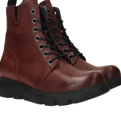 Wolky Hope XW Softy Wax Veterboots Rood Dames