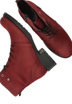 Wolky Quinta F2F Longbeach Veterboots Rood Dames