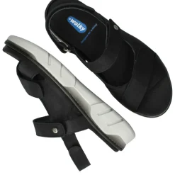 Wolky Rapid Gobi Sandalen Zwart Dames