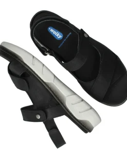 Wolky Rapid Gobi Sandalen Zwart Dames