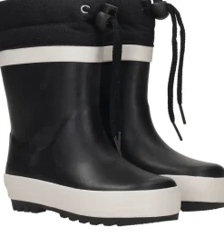 XQ Footwear Regenlaarzen Zwart Meisjes Jongens