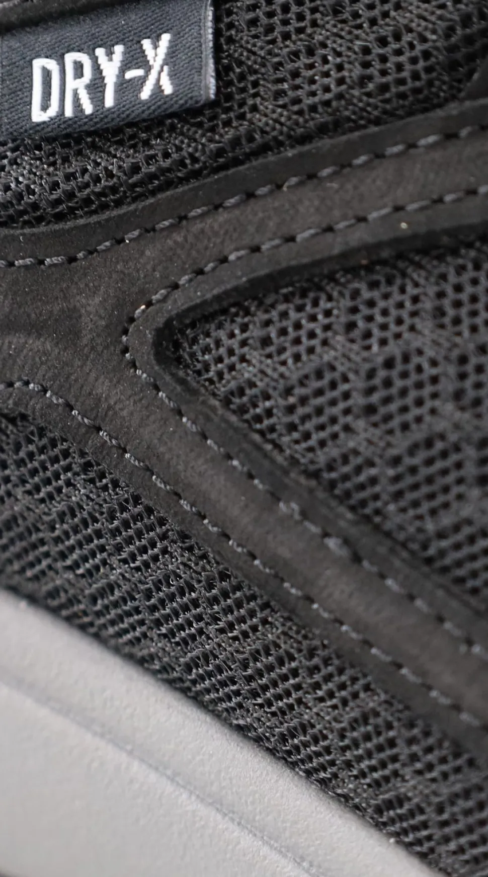 Xsensible Abo Stretchwalker Sneakers Zwart Heren