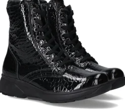 Xsensible Albi Stretchwalker Veterboots Zwart Dames