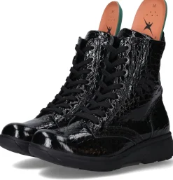 Xsensible Albi Stretchwalker Veterboots Zwart Dames