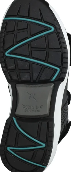 Xsensible Aruba Stretchwalker Sandalen Zwart Dames