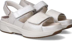 Xsensible Aruba Stretchwalker Sandalen Zilver Dames