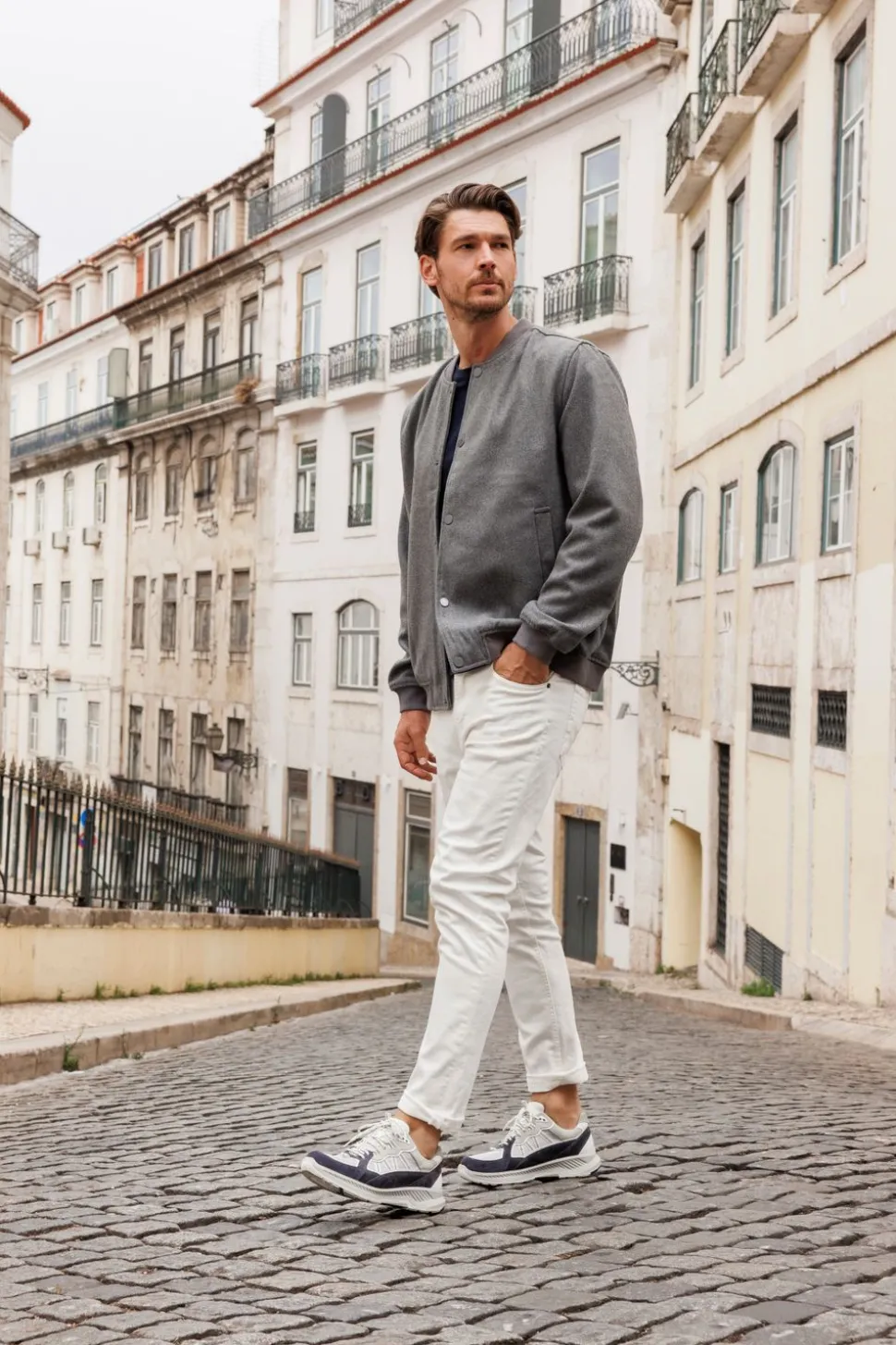 Xsensible Colorado Stretchwalker Sneakers Grijs Heren