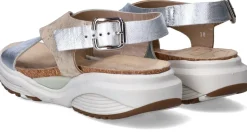 Xsensible Corfu Stretchwalker Sandalen Goud Dames