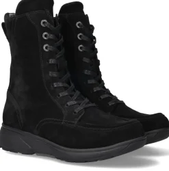 Xsensible Emilia Stretchwalker Veterboots Zwart Dames