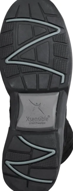 Xsensible Emilia Stretchwalker Veterboots Zwart Dames