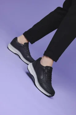 Xsensible Georgia Strechwalker Sneakers Zwart Dames