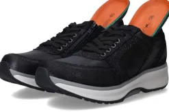 Xsensible Georgia Strechwalker Sneakers Zwart Dames