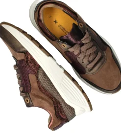 Xsensible Golden Gate Stretchwalker Sneakers Bruin Dames