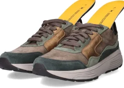 Xsensible Golden Gate Stretchwalker Sneakers Groen Dames