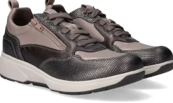 Xsensible Grenoble Stretchwalker Sneakers Bruin Dames