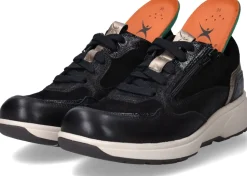 Xsensible Grenoble Stretchwalker Sneakers Zwart Dames