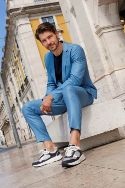 Xsensible Helix Stretchwalker Sneakers Blauw Heren