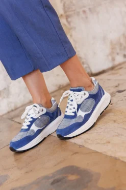 Xsensible Helix Stretchwalker Sneakers Blauw Dames