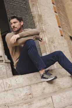 Xsensible Manhattan Stretchwalker Sneakers Taupe Heren