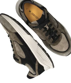Xsensible Manhattan Stretchwalker Sneakers Taupe Heren
