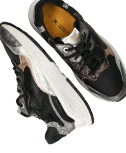 Xsensible Rainbow Stretchwalker Sneakers Zilver Dames