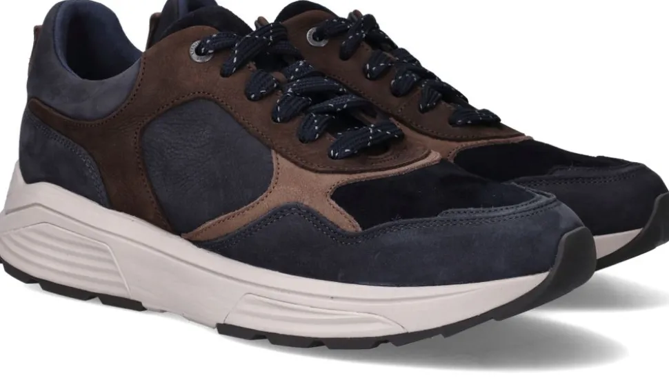 Xsensible Rialto Stretchwalker Sneakers Blauw Heren