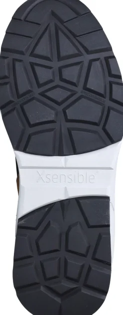 Xsensible Rialto Stretchwalker Sneakers Zwart Heren