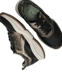 Xsensible SWX19 Stretchwalker Sneakers Zwart Dames