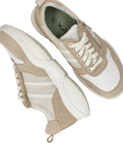 Xsensible SWX3 Stretchwalker Sneakers Beige Dames