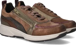 Xsensible Valletta Stretchwalker Sneakers Bruin Dames