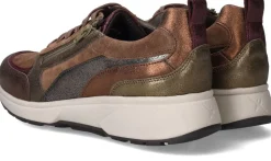 Xsensible Valletta Stretchwalker Sneakers Bruin Dames